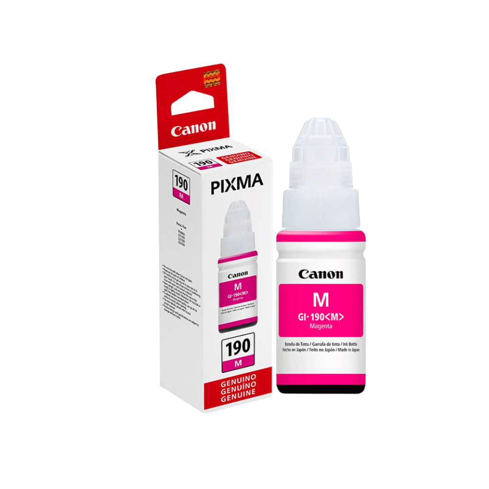 H541 NEGRO(45) TINTA CANON GI-190 MAGENTA - Imagen 1