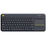 Teclado Logitech K400 Plus Wireless Touch Sp Black