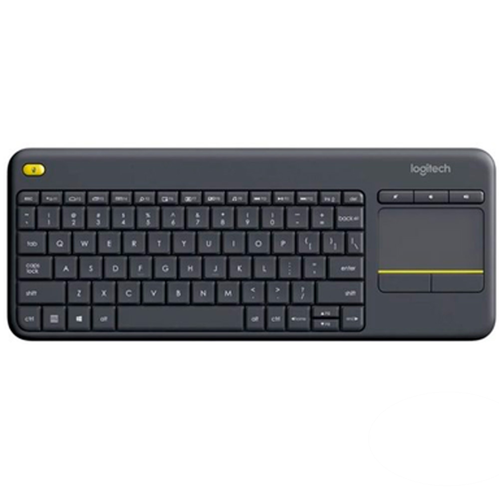70 Teclado Logitech K400 Plus Wireless Touch Sp Black - Imagen 1