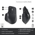 Combo Teclado + Mouse MX Master 3S  Bluetooth Negro / MX Keys S Negro Español  - Imagen 5