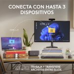Combo Mouse + Teclado + Webcam MX Anywhere 3s- Graphite / MX Keys Mini- Graphite LAT / MX Brio - Negro - Imagen 7