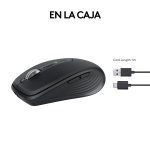 Combo Mouse + Teclado + Webcam MX Anywhere 3s- Graphite / MX Keys Mini- Graphite LAT / MX Brio - Negro - Imagen 8