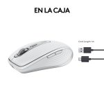 Mouse inalámbrico compacto de alto rendimiento Logitech MX Anywhere 3S Blanco - Imagen 9