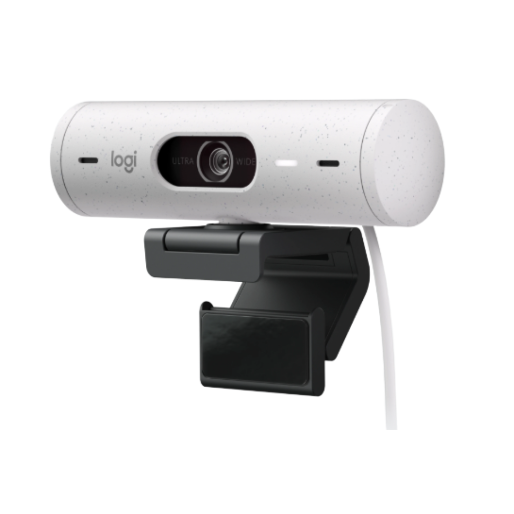 Diseño sin título (59) CÁMARA WEB FULL HD LOGITECH BRIO 500 - BLANCO - Imagen 1