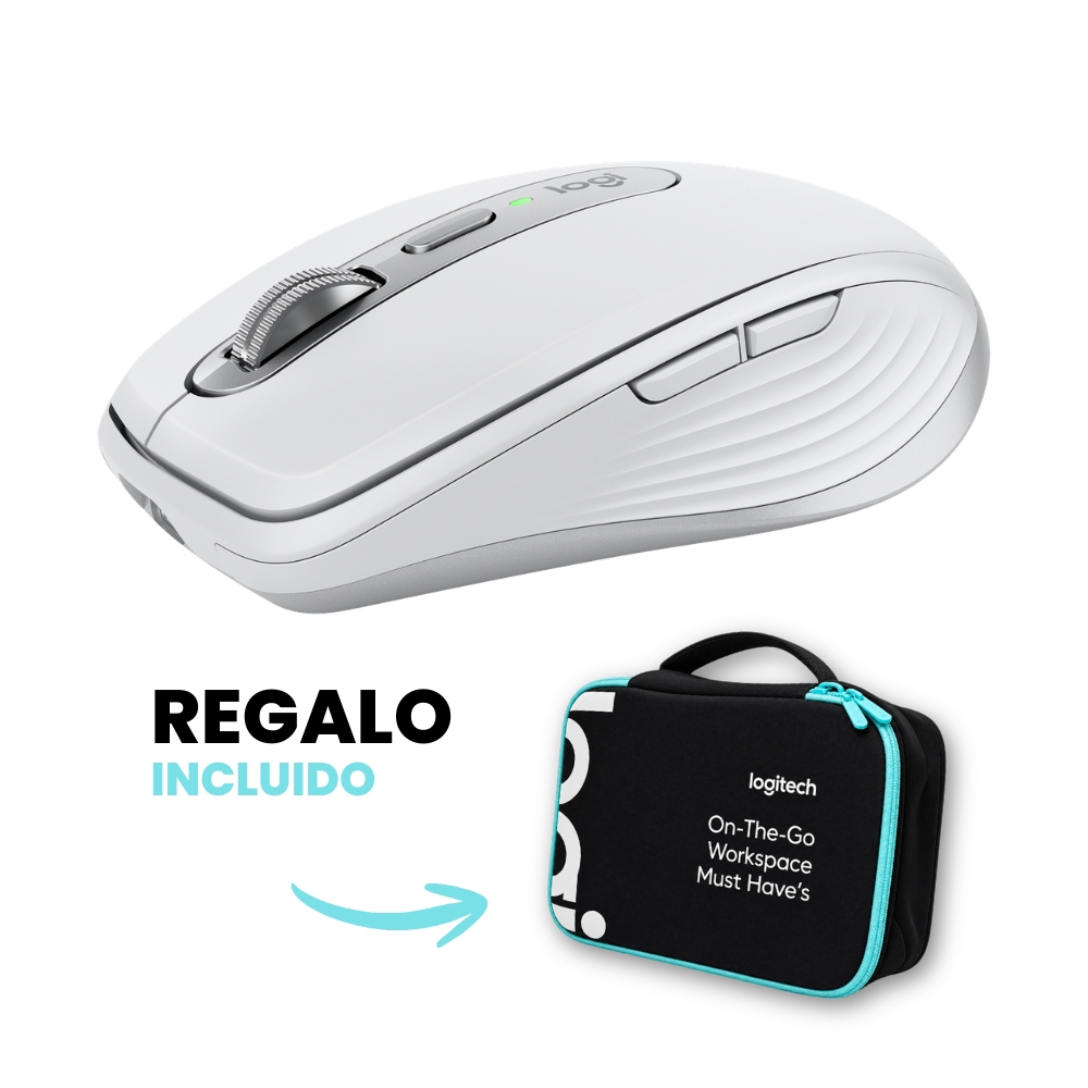 MX ANYWHERE 3S BLANCO Mouse inalámbrico compacto de alto rendimiento Logitech MX Anywhere 3S Blanco - Imagen 1