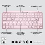Teclado Inalámbrico Logitech MX Keys Mini - Rosa - Imagen 7