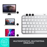 Teclado Inalámbrico Logitech MX Keys Mini - Blanco - Imagen 6