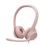 Audífonos USB Con Micrófono Logitech H390 - Rosa