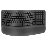 Teclado Ergonómico Logitech Wave Keys - Negro