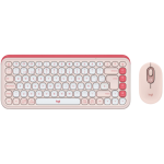 Teclado Logitech + Mouse Pop Icon Bluetooth Wireless Pink
