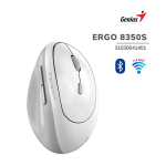 MOUSE GENIUS ERGO 8350S VERTICAL BLANCO/GRIS