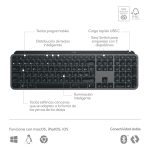 Combo Teclado + Mouse MX Master 3S  Bluetooth Negro / MX Keys S Negro Español  - Imagen 3