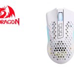 Mouse Redragon Inalambrico ST0rm Pro(M808-KS)GAMING/ USB/16000DPI/RGB/ BLANCO