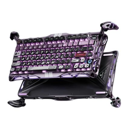 TECLADO GRAVASTAR MERCURY V75 PRO HE CABLEADO INGLES IRON PURPLE - MAGNETIC SWITCH