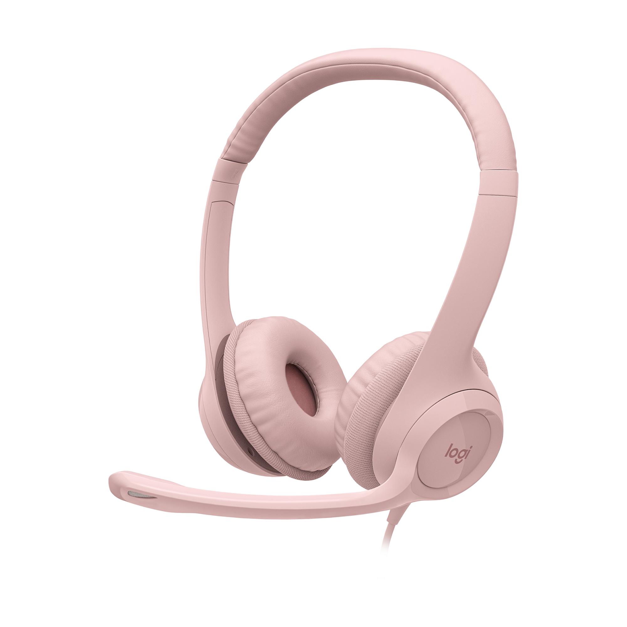 1 (17) Auricular Logitech H390 Pink - Imagen 1