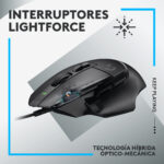 Mouse Gamer Logitech G502 X Black Cable USB - Imagen 2