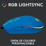 Mouse Gamer Logitech G203 LIGHTSYNC RGB Blue - Imagen 2