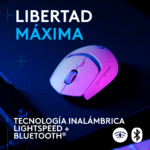 Mouse Gamer Logitech G309 White Lightspeed 25K - Imagen 4