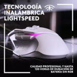 Mouse Gamer Inalámbrico Logitech G502 X Plus – White - Imagen 3