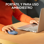 Mouse Logitech Inalambrico M170 Blue Grey - Imagen 4