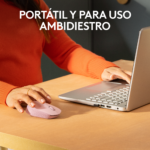 Mouse Logitech Inalambrico M170 Pink - Imagen 4