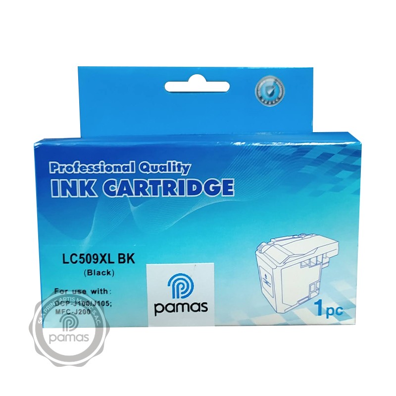 318-TINTA-PAMAS-LC-509XL-BLACK.jpg Tinta PAMAS Compatible Brother LC-509XL - Black - Imagen 1
