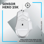 Mouse Gamer Logitech G502 X White Cable USB - Imagen 4
