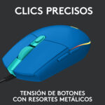 Mouse Gamer Logitech G203 LIGHTSYNC RGB Blue - Imagen 5