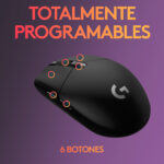 Mouse Gamer Logitech G305 Lightspeed Black - Imagen 6