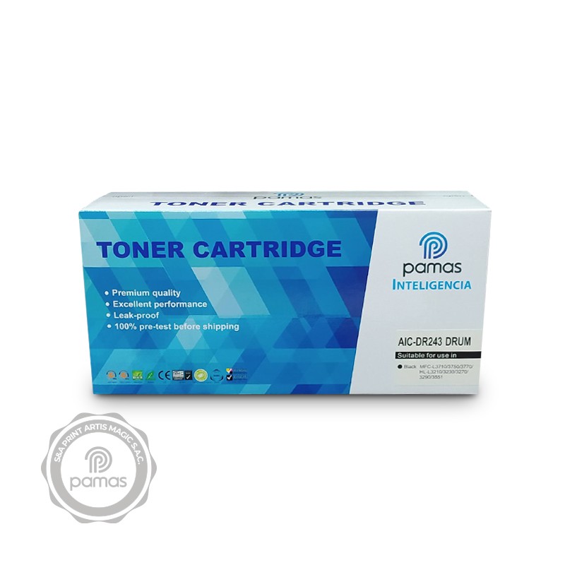 653-DRUM-TAMBOR-PAMAS-DR-243BK.jpg Drum PAMAS Compatible Brother DR-243BK - Imagen 1
