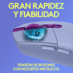 Mouse Gamer Logitech G305 Lila Inalambrico Lightspeed - Imagen 4