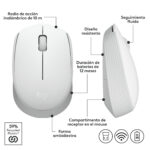 Mouse Logitech Inalambrico M170 White - Imagen 4