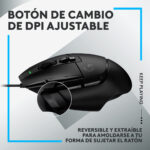 Mouse Gamer Logitech G502 X Black Cable USB - Imagen 7