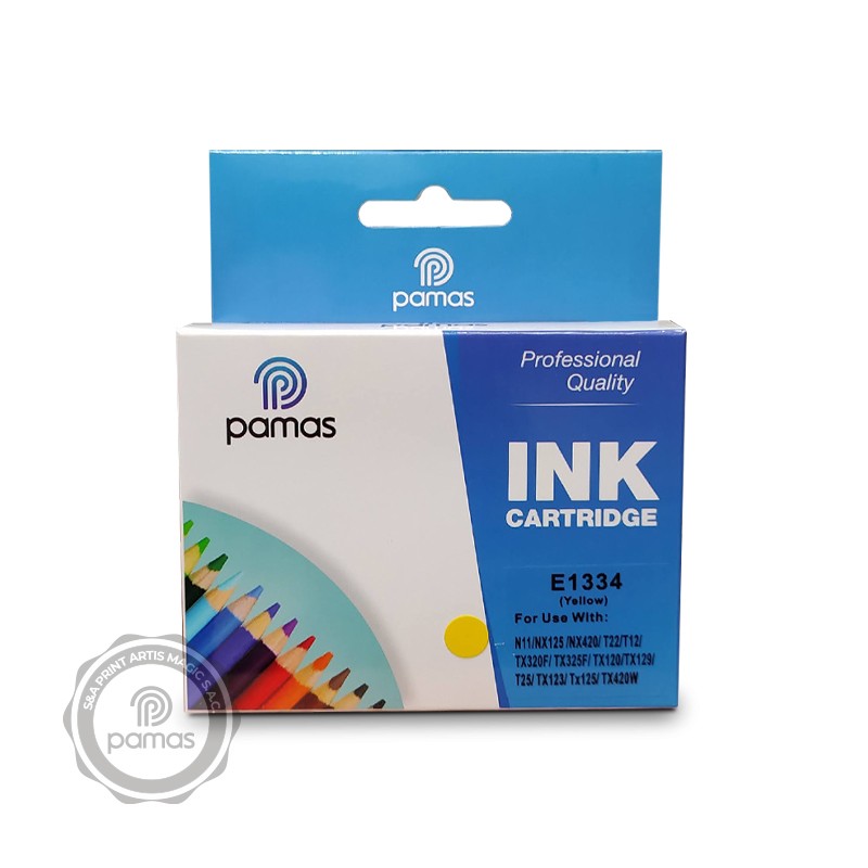 785-TINTA-PAMAS-196-YELLOW.jpg Tinta PAMAS Compatible Epson 196/197 - Yellow - Imagen 1