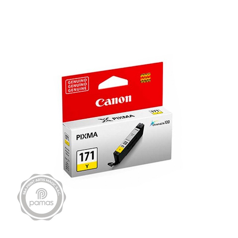 877-TINTA-CANON-CLI-171-YELLOW.jpg Tinta Canon CLI-171 Yellow - Imagen 1
