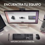 Combo Mouse + Teclado + Webcam MX Anywhere 3s- Graphite / MX Keys Mini- Graphite LAT / MX Brio - Negro - Imagen 11