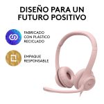 Auricular Logitech H390 Pink - Imagen 5