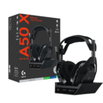 AURICULAR GAMER LOGITECH G ASTRO A50 LIGHTSPEED/BT/PS5 + BASE BLACK - Imagen 4