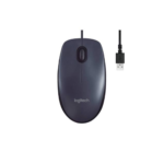 MOUSE LOGITECH M90 USB BLACK / GREY - Imagen 2