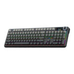 TECLADO AULA F108 PRO MECANICO INGLES SWITCH YELLOW BLACK DEGRADADO - Imagen 3