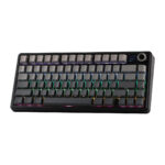 TECLADO AULA F75 MAX MECANICO RGB SWITCH GREEN-BLACK DEGRADADO - Imagen 3