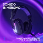 Auricular Gamer Logitech G522 Black Trimodo LIGHTSYNC RGB - Imagen 6