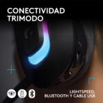 Auricular Gamer Logitech G522 Black Trimodo LIGHTSYNC RGB - Imagen 7