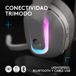 Auricular Gamer Logitech G522 White Trimodo LIGHTSYNC RGB - Imagen 5