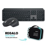 Combo Teclado + Mouse MX Master 3S  Bluetooth Negro / MX Keys S Negro Español 