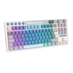 Teclado Mecánico Royal Kludge RK-M87 Inalámbrico Ocean Blue - Imagen 4