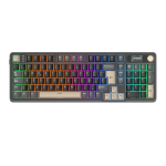 Teclado Royal Kludge RK-S98 Inalambrico Phantom Chartreuse Switch