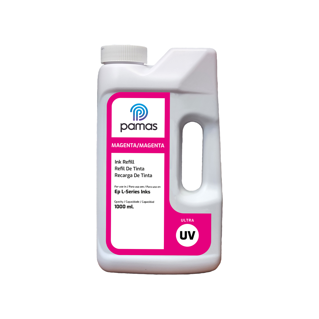 UV-M.jpg Tinta Compatible Para Epson Marca Pamas 1 Litro Ultra Uv - Magenta - Imagen 1