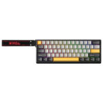 Teclado Mecánico AULA WIN60HE MAX 60% Switch Magnético RGB Cableado BLACK GREY YELLOW - Imagen 2