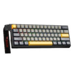 Teclado Mecánico AULA WIN60HE MAX 60% Switch Magnético RGB Cableado BLACK GREY YELLOW - Imagen 4